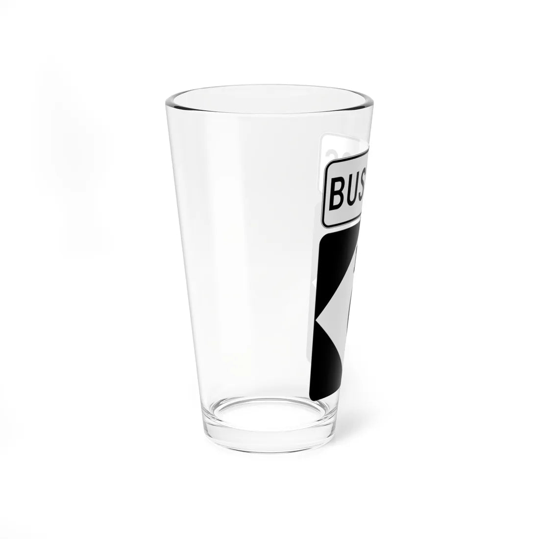 M-TempBus (Michigan) (Road Sign) Pint Glass 16oz - Go Mug Yourself