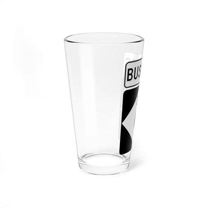 M-TempBus (Michigan) (Road Sign) Pint Glass 16oz - Go Mug Yourself