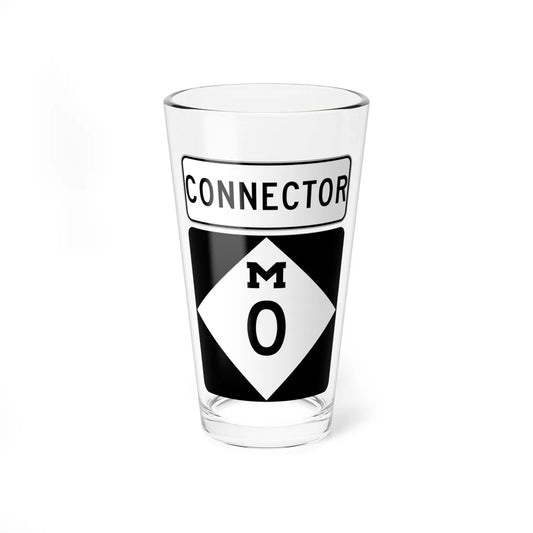 M-TempConn (Michigan) (Road Sign) Pint Glass 16oz 16oz - Go Mug Yourself