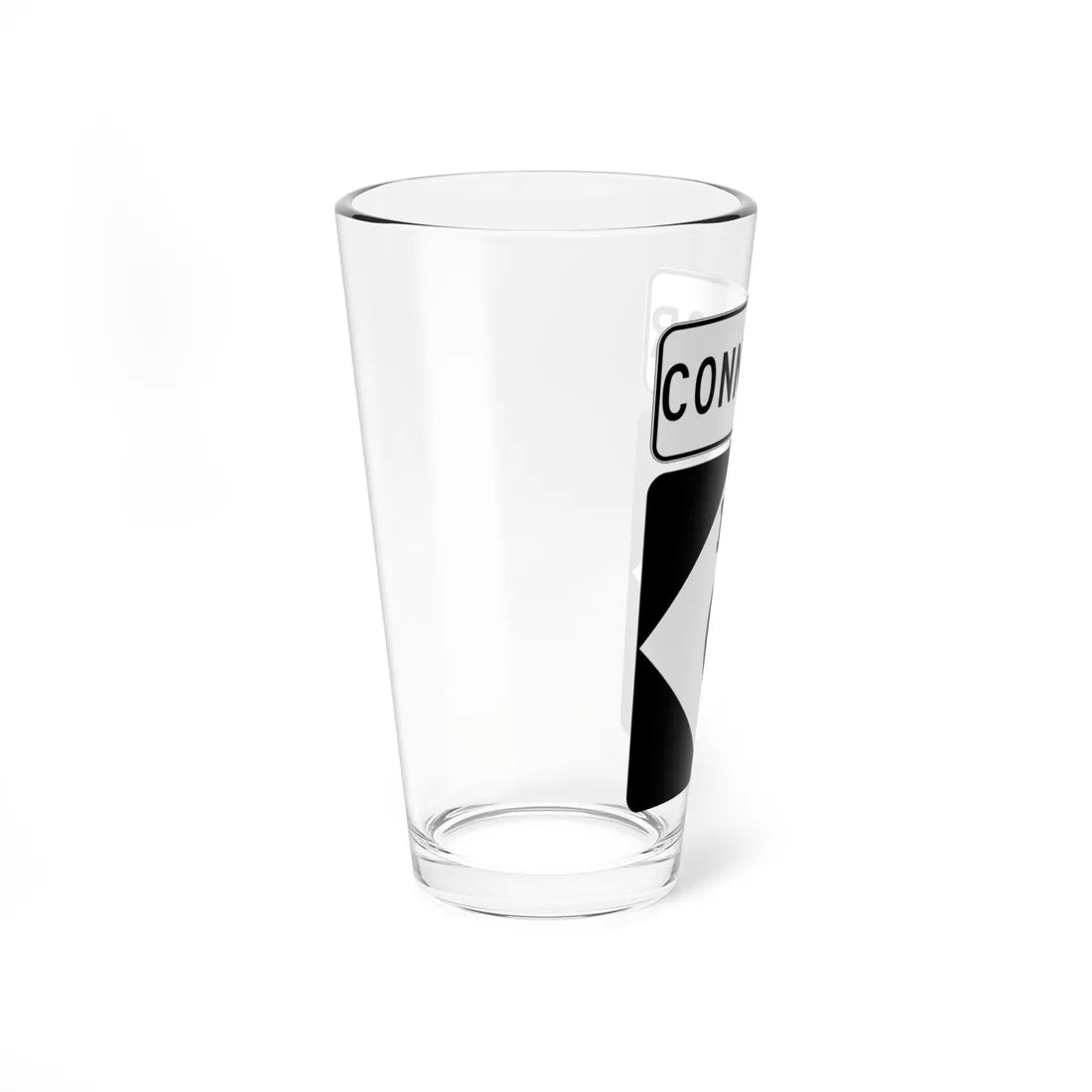 M-TempConn (Michigan) (Road Sign) Pint Glass 16oz - Go Mug Yourself