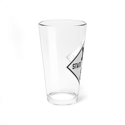 M template 1919 (Michigan) (Road Sign) Pint Glass 16oz - Go Mug Yourself