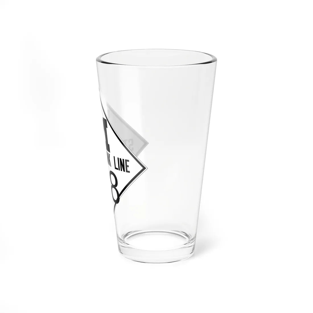 M template 1919 (Michigan) (Road Sign) Pint Glass 16oz - Go Mug Yourself