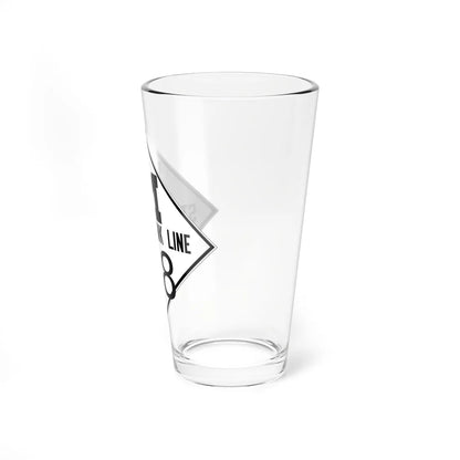 M template 1919 (Michigan) (Road Sign) Pint Glass 16oz - Go Mug Yourself