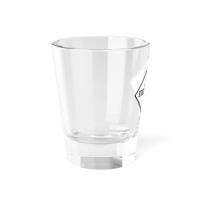 M template 1919 (Michigan) (Road Sign) Shot Glass 1.5oz - Go Mug Yourself