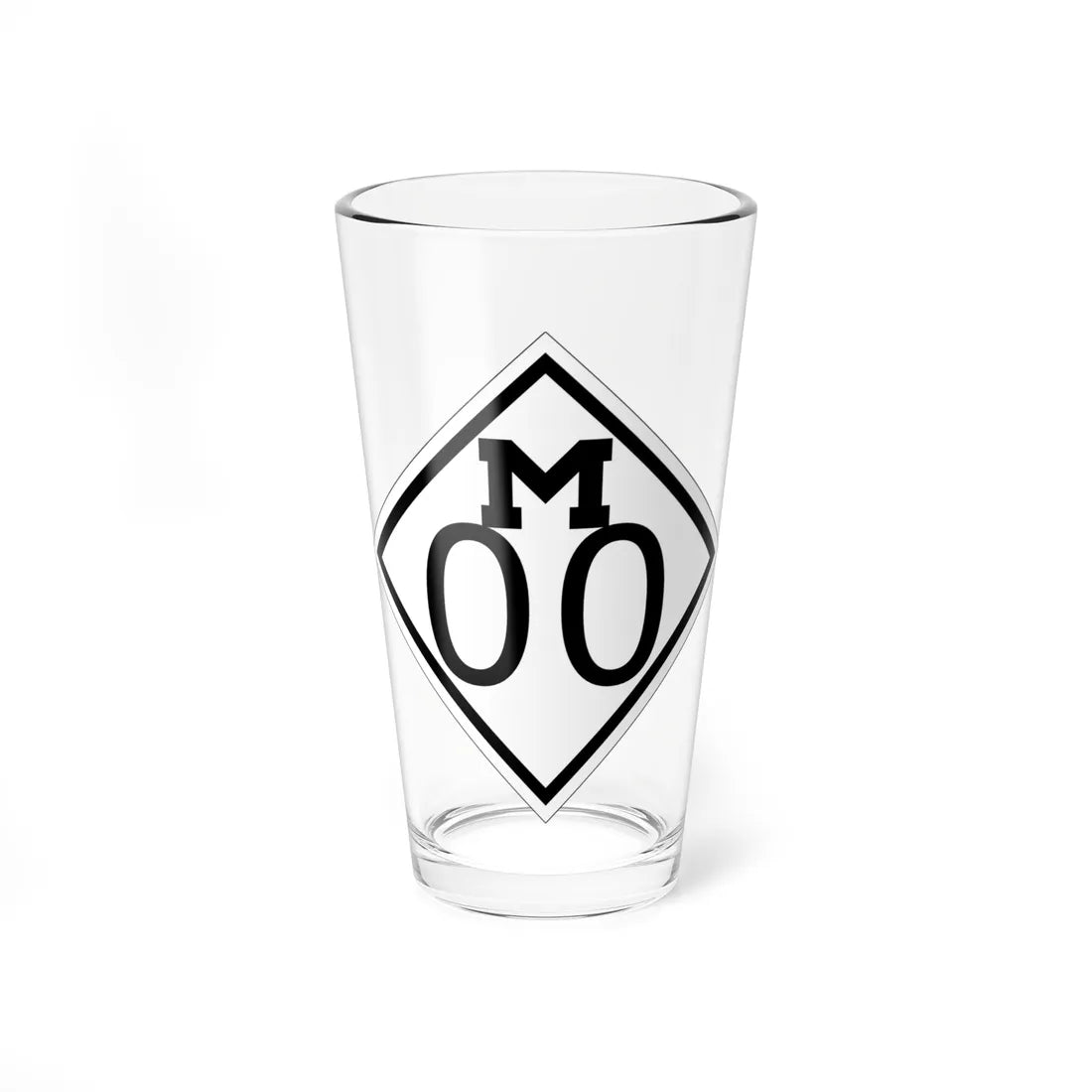 M template 1926 (Michigan) (Road Sign) Pint Glass 16oz - Go Mug Yourself