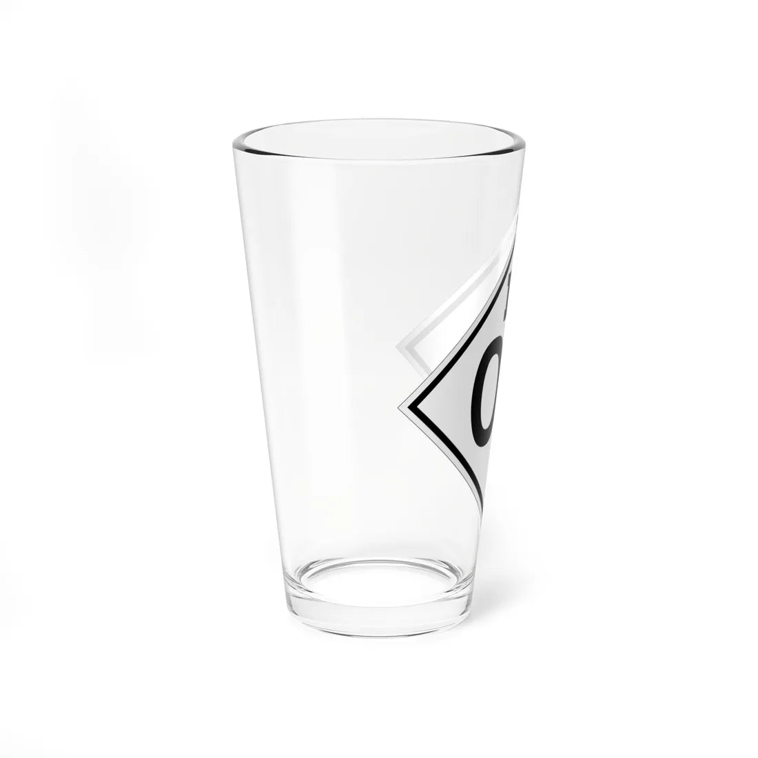 M template 1948 (Michigan) (Road Sign) Pint Glass 16oz - Go Mug Yourself