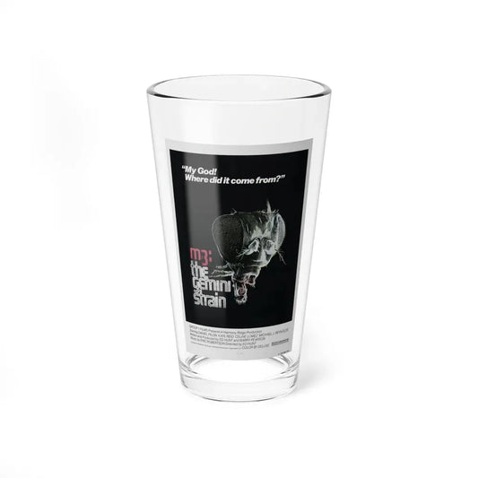 M3 THE GEMINI STRAIN 1979 Movie Poster - Pint Glass 16oz 16oz - Go Mug Yourself
