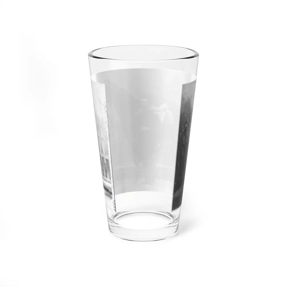 M. Miller, Colonel, 18th Mo. Infantry, Full-Length Portrait, Facing Right, Standing Before Horse Held By African-American Man (U.S. Civil War) Pint Glass 16oz-Go Mug Yourself
