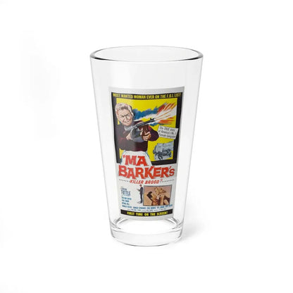 MA BARKER'S KILLER BROOD 1960 Movie Poster - Pint Glass 16oz 16oz - Go Mug Yourself