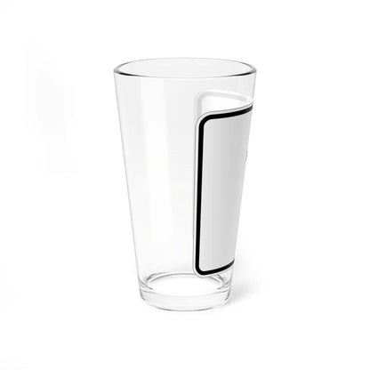 MA Route 1 (Massachusetts) (Road Sign) Pint Glass 16oz - Go Mug Yourself