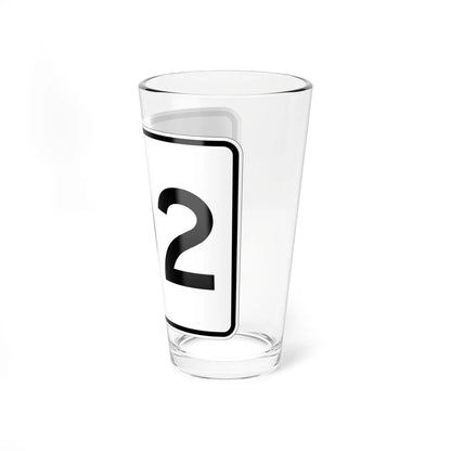 MA Route 102 (Massachusetts) (Road Sign) Pint Glass 16oz - Go Mug Yourself
