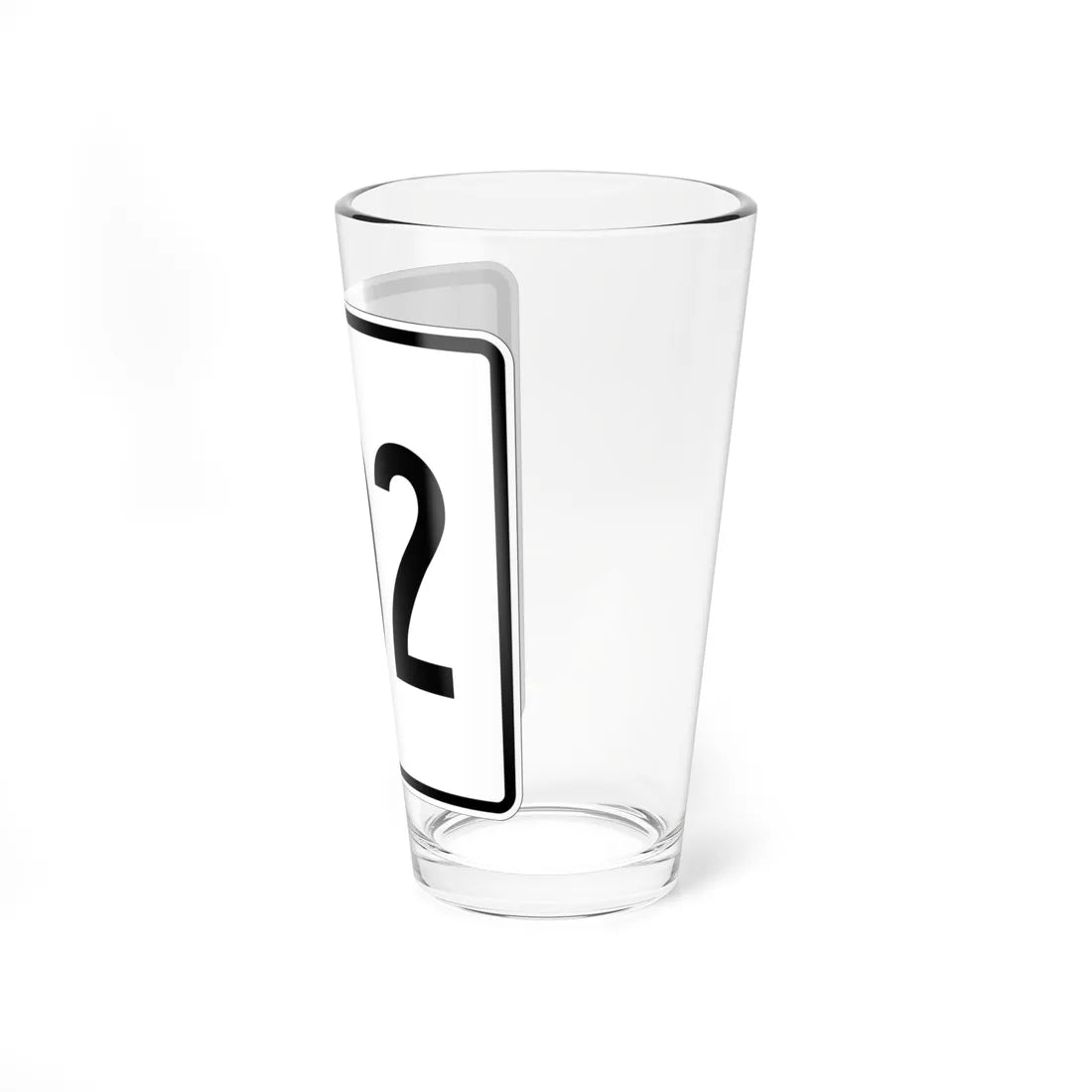 MA Route 102 square (Massachusetts) (Road Sign) Pint Glass 16oz - Go Mug Yourself
