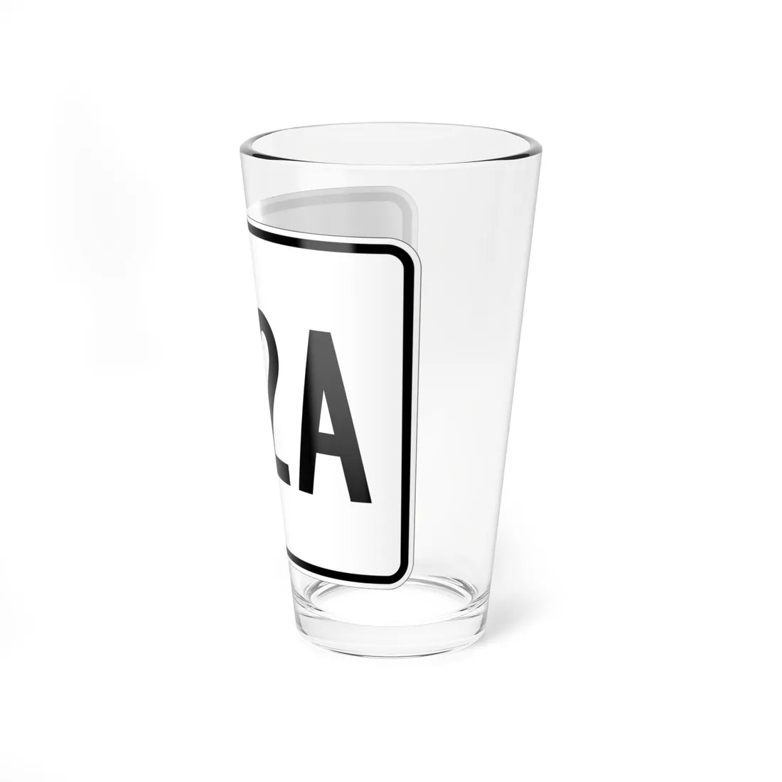 MA Route 102A (Massachusetts) (Road Sign) Pint Glass 16oz - Go Mug Yourself