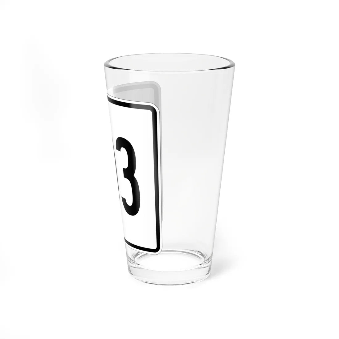 MA Route 103 square (Massachusetts) (Road Sign) Pint Glass 16oz - Go Mug Yourself