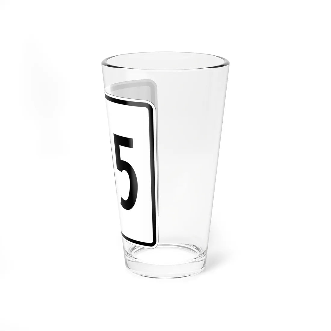 MA Route 105 square (Massachusetts) (Road Sign) Pint Glass 16oz - Go Mug Yourself