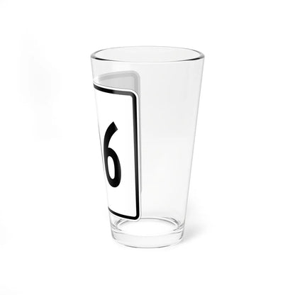 MA Route 106 square (Massachusetts) (Road Sign) Pint Glass 16oz - Go Mug Yourself