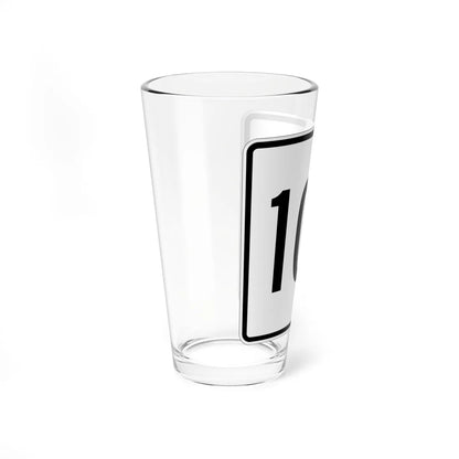 MA Route 107 square (Massachusetts) (Road Sign) Pint Glass 16oz - Go Mug Yourself