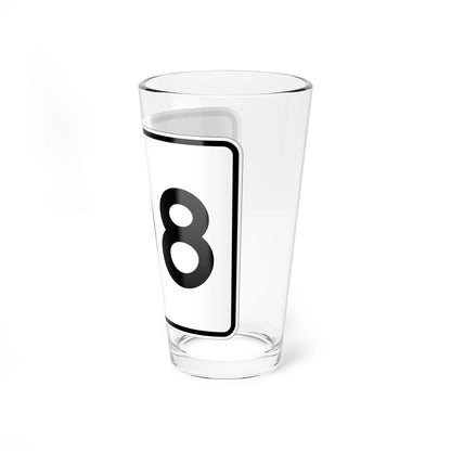 MA Route 108 (Massachusetts) (Road Sign) Pint Glass 16oz - Go Mug Yourself
