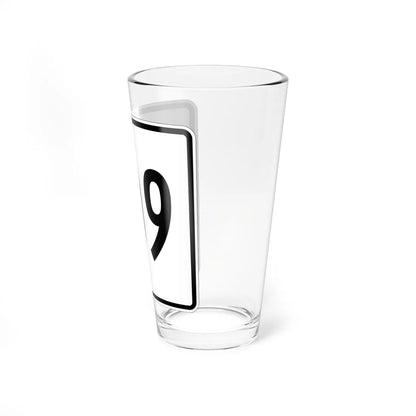 MA Route 109 square (Massachusetts) (Road Sign) Pint Glass 16oz - Go Mug Yourself