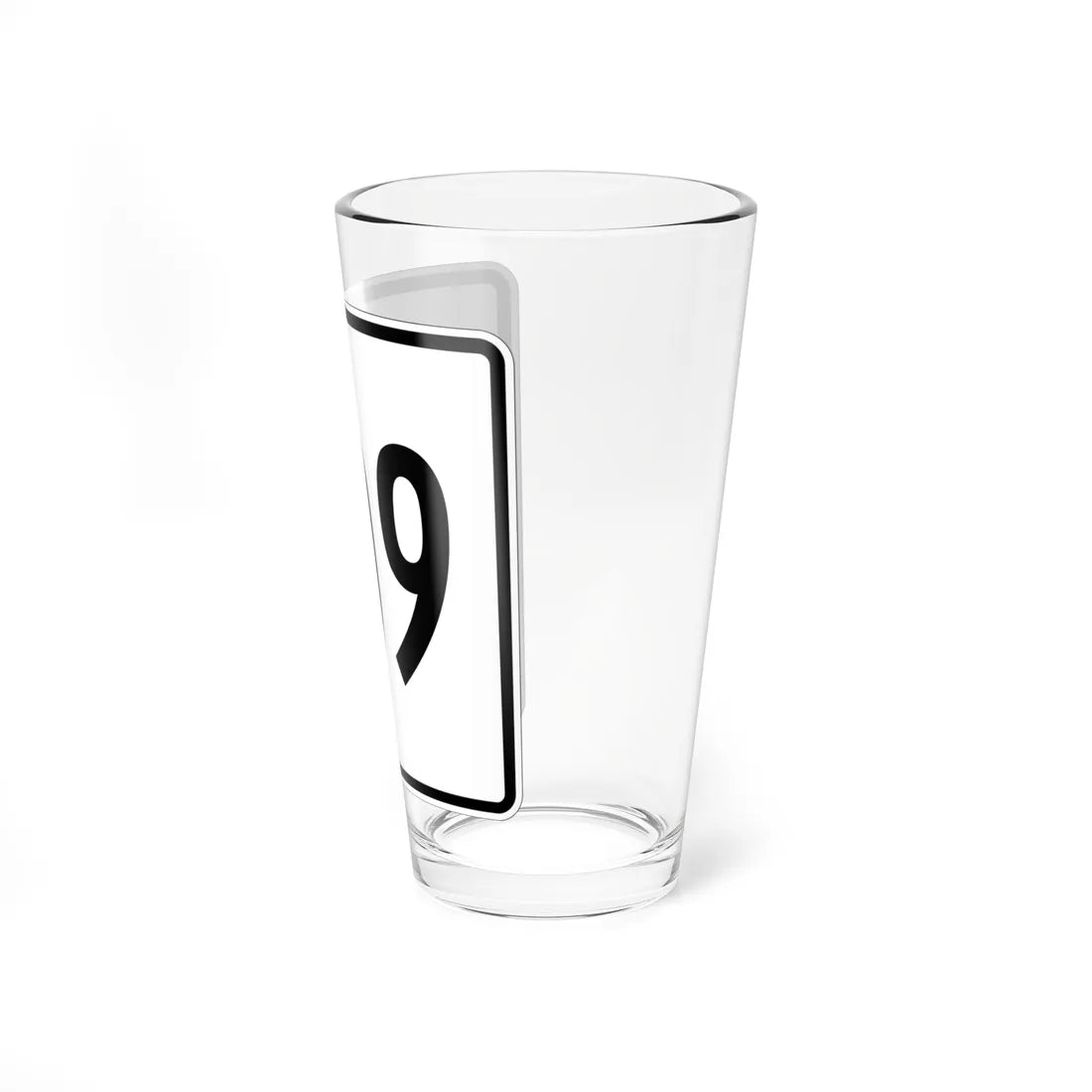 MA Route 109 square (Massachusetts) (Road Sign) Pint Glass 16oz - Go Mug Yourself
