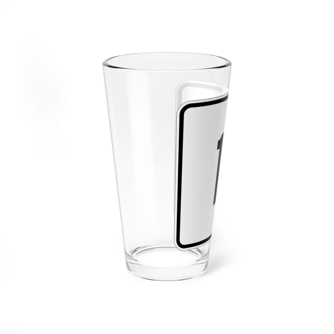 MA Route 11 (Massachusetts) (Road Sign) Pint Glass 16oz - Go Mug Yourself