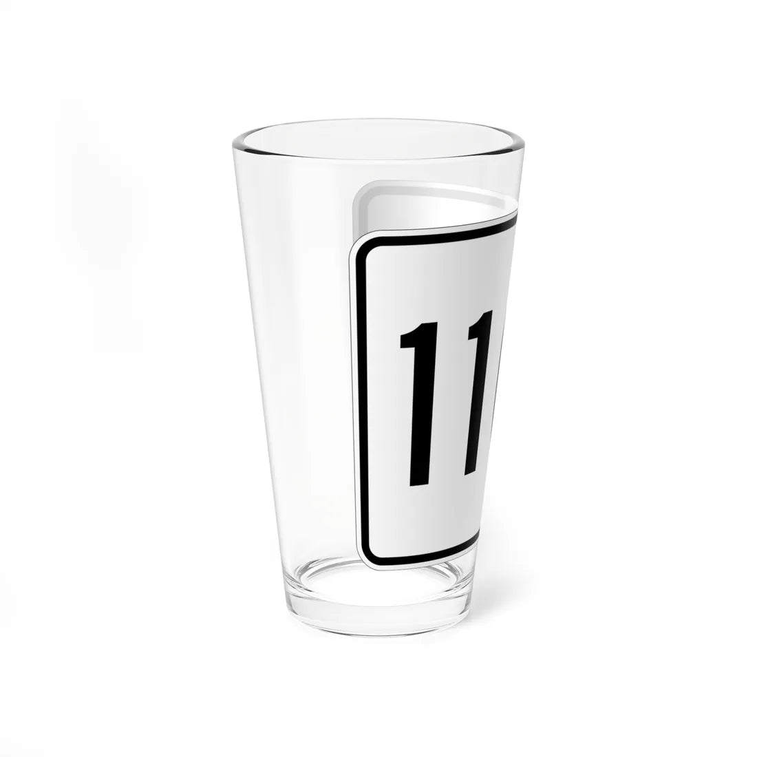 MA Route 110A (Massachusetts) (Road Sign) Pint Glass 16oz - Go Mug Yourself