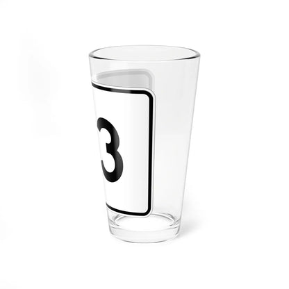 MA Route 113 (Massachusetts) (Road Sign) Pint Glass 16oz - Go Mug Yourself