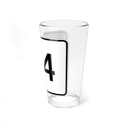 MA Route 114 (Massachusetts) (Road Sign) Pint Glass 16oz - Go Mug Yourself