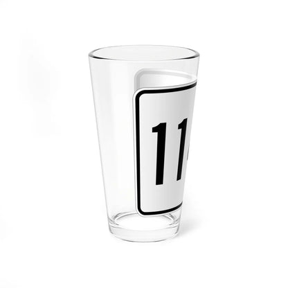 MA Route 114A (Massachusetts) (Road Sign) Pint Glass 16oz - Go Mug Yourself