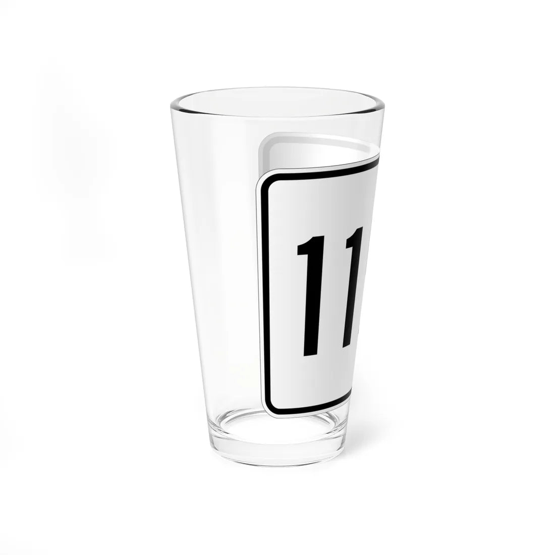 MA Route 115A (Massachusetts) (Road Sign) Pint Glass 16oz - Go Mug Yourself