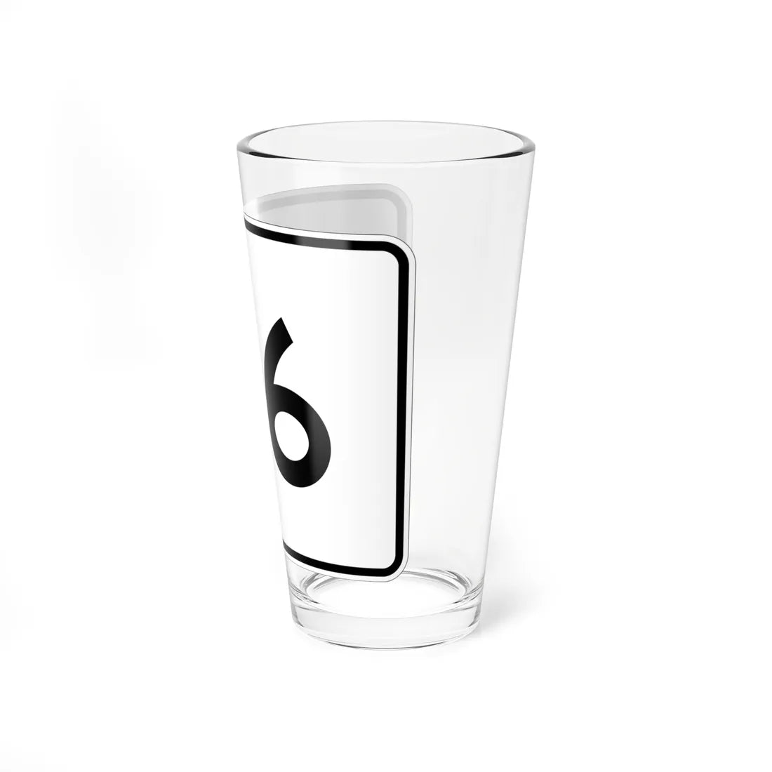 MA Route 116 (Massachusetts) (Road Sign) Pint Glass 16oz - Go Mug Yourself