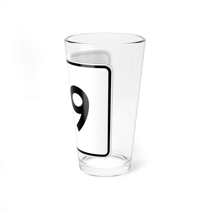 MA Route 119 (Massachusetts) (Road Sign) Pint Glass 16oz - Go Mug Yourself