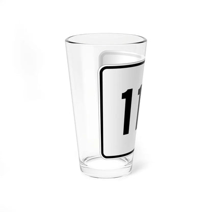 MA Route 11A (Massachusetts) (Road Sign) Pint Glass 16oz - Go Mug Yourself