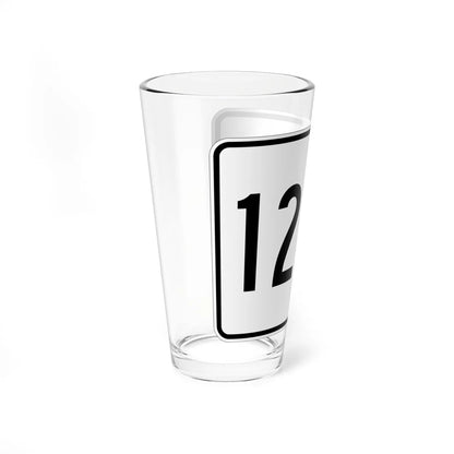 MA Route 129A (Massachusetts) (Road Sign) Pint Glass 16oz - Go Mug Yourself