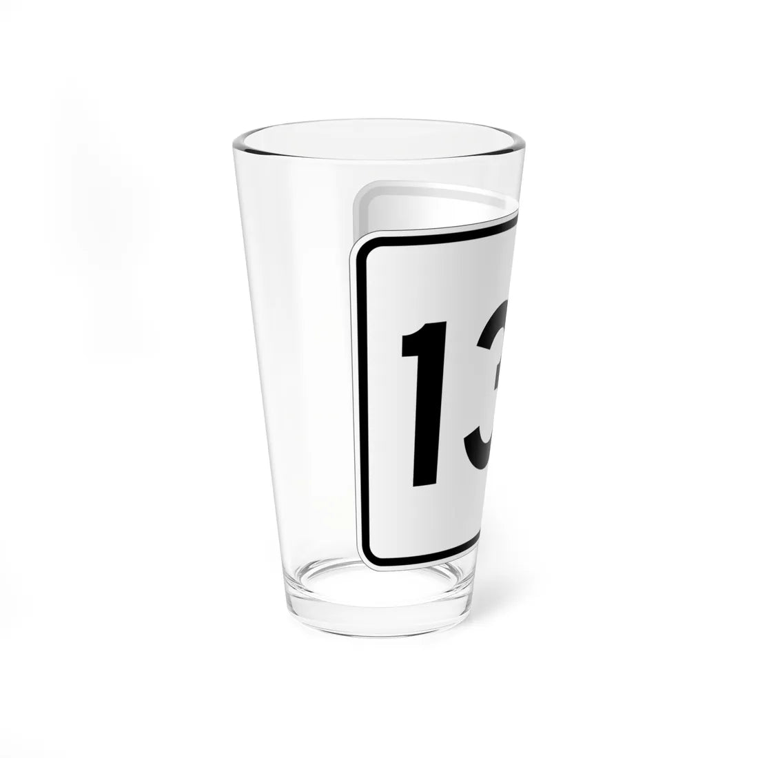 MA Route 130 (Massachusetts) (Road Sign) Pint Glass 16oz - Go Mug Yourself