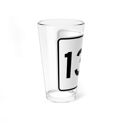 MA Route 130 (Massachusetts) (Road Sign) Pint Glass 16oz - Go Mug Yourself