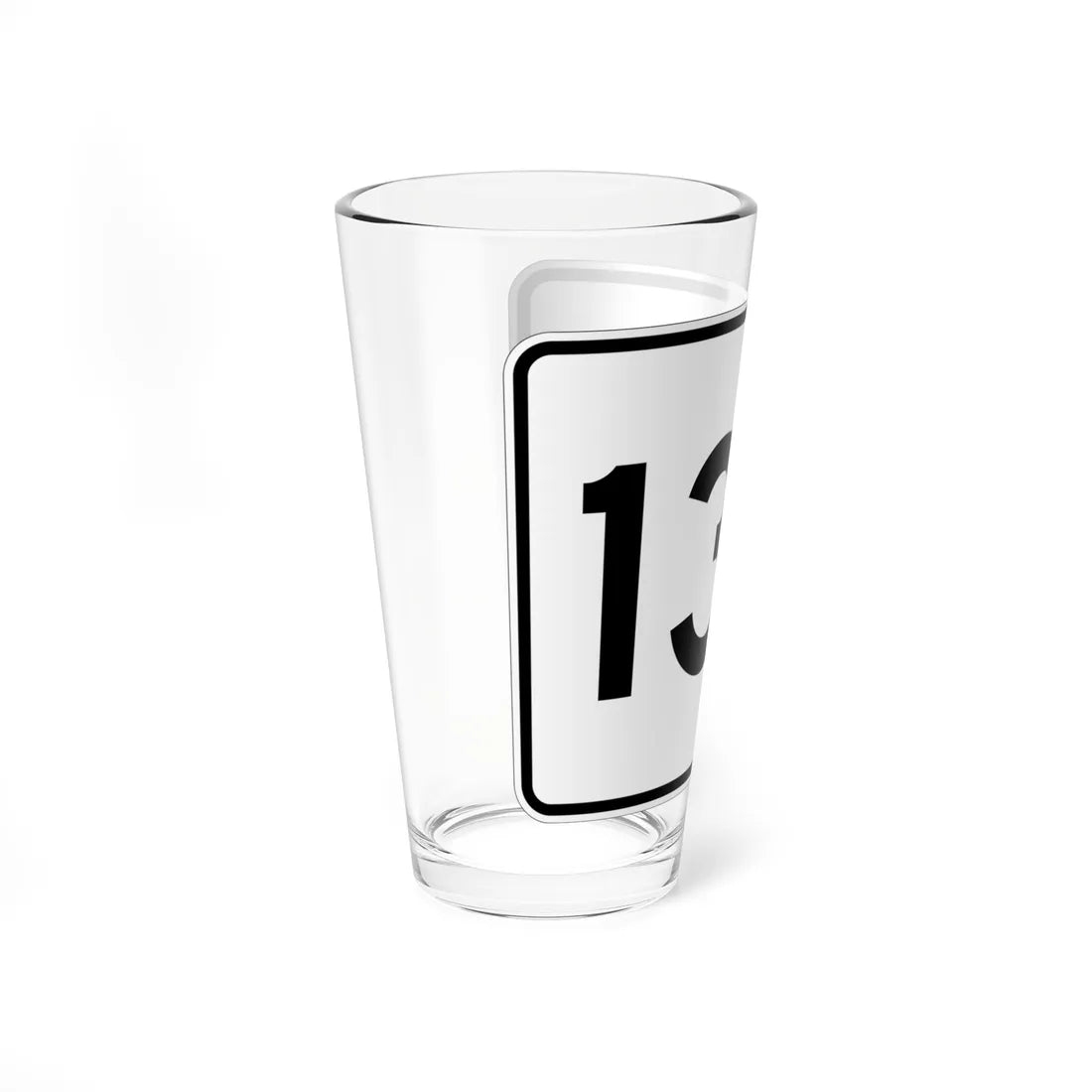 MA Route 132 (Massachusetts) (Road Sign) Pint Glass 16oz - Go Mug Yourself