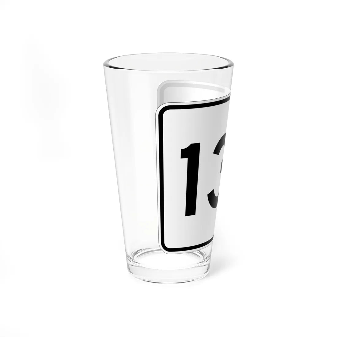 MA Route 133 (Massachusetts) (Road Sign) Pint Glass 16oz - Go Mug Yourself