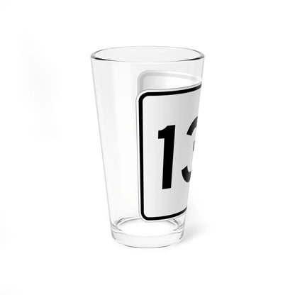 MA Route 133 (Massachusetts) (Road Sign) Pint Glass 16oz - Go Mug Yourself