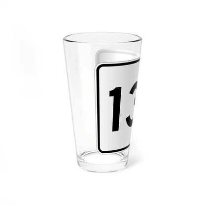 MA Route 136 (Massachusetts) (Road Sign) Pint Glass 16oz - Go Mug Yourself