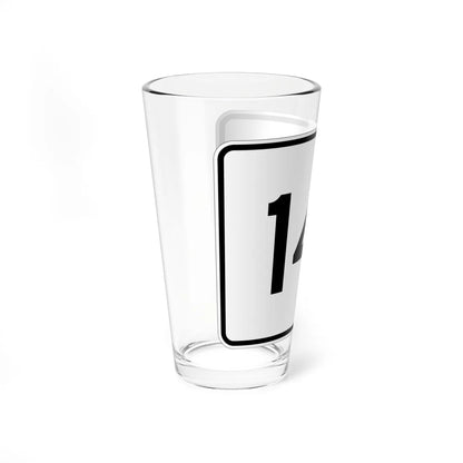 MA Route 141 (Massachusetts) (Road Sign) Pint Glass 16oz - Go Mug Yourself