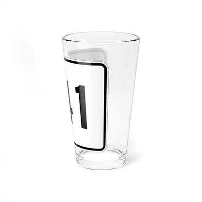 MA Route 141 (Massachusetts) (Road Sign) Pint Glass 16oz - Go Mug Yourself