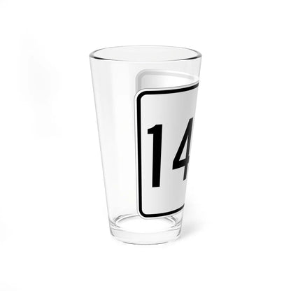 MA Route 146A (Massachusetts) (Road Sign) Pint Glass 16oz - Go Mug Yourself