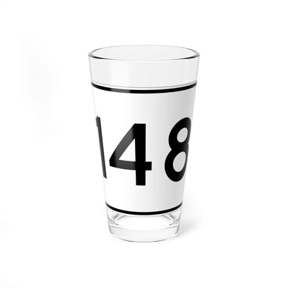 MA Route 148 (Massachusetts) (Road Sign) Pint Glass 16oz - Go Mug Yourself