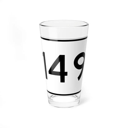 MA Route 149 (Massachusetts) (Road Sign) Pint Glass 16oz 16oz - Go Mug Yourself
