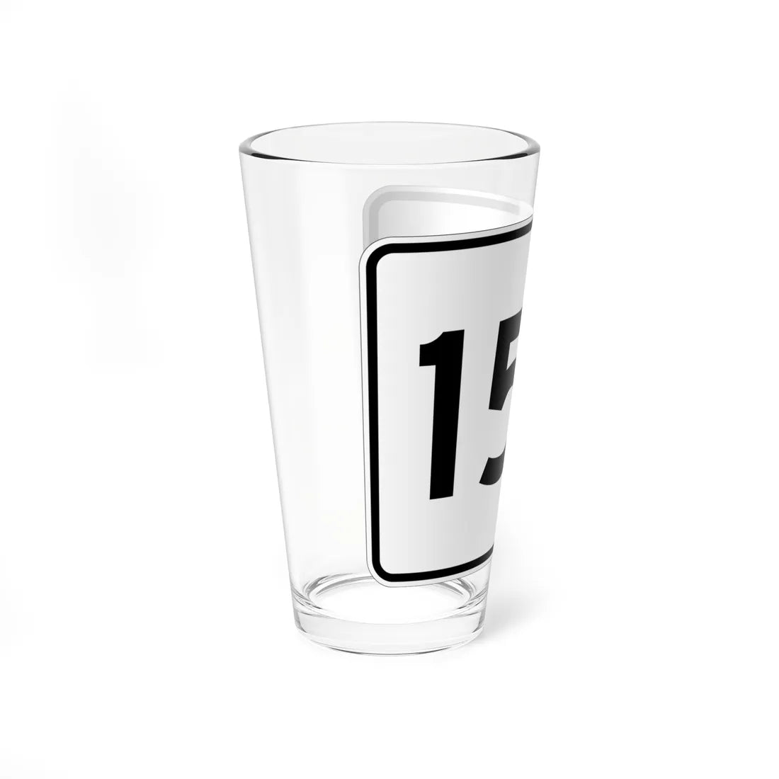 MA Route 157 (Massachusetts) (Road Sign) Pint Glass 16oz - Go Mug Yourself