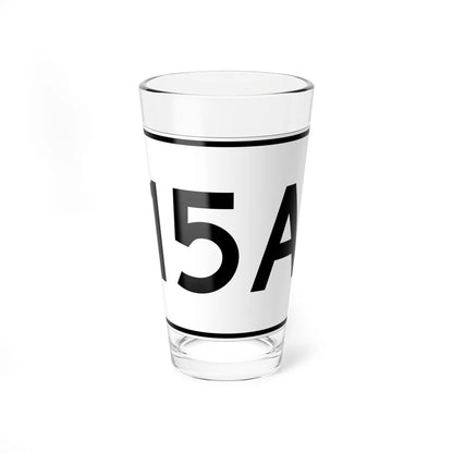 MA Route 15A (Massachusetts) (Road Sign) Pint Glass 16oz 16oz - Go Mug Yourself