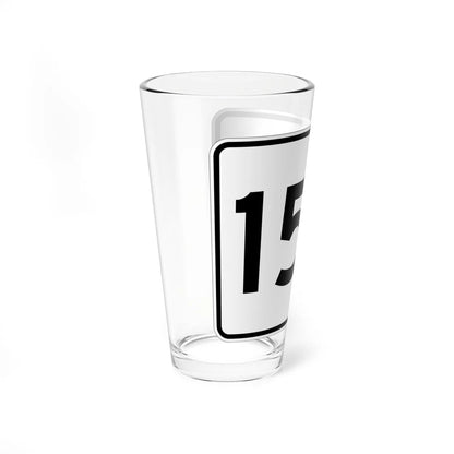 MA Route 15A (Massachusetts) (Road Sign) Pint Glass 16oz - Go Mug Yourself
