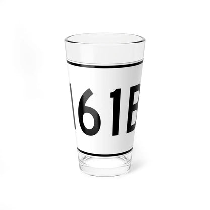 MA Route 161B (Massachusetts) (Road Sign) Pint Glass 16oz 16oz - Go Mug Yourself
