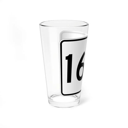 MA Route 161B (Massachusetts) (Road Sign) Pint Glass 16oz - Go Mug Yourself